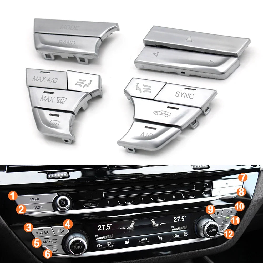 AC Replacement Buttons Set for BMW 6 Series GT G32 (2017-2022)