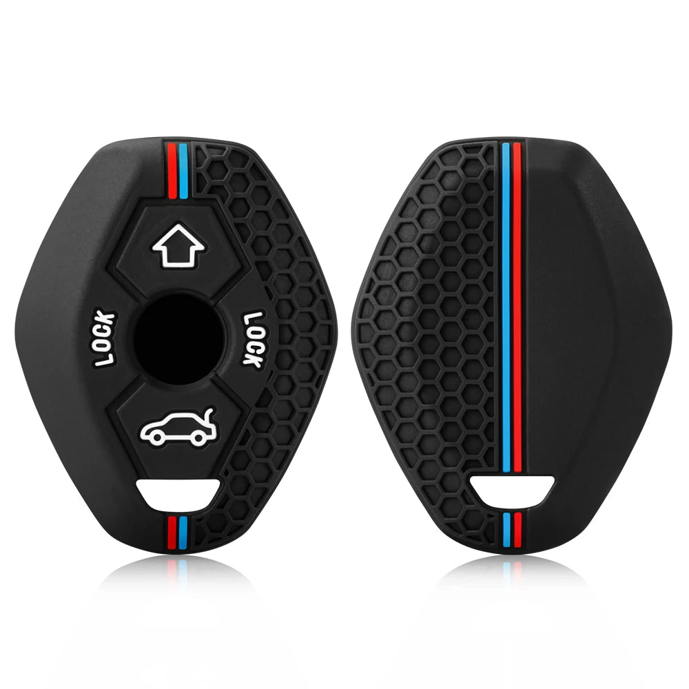 Silicone BMW Key Case & Key Chain – Soft Protective Key Fob Cover