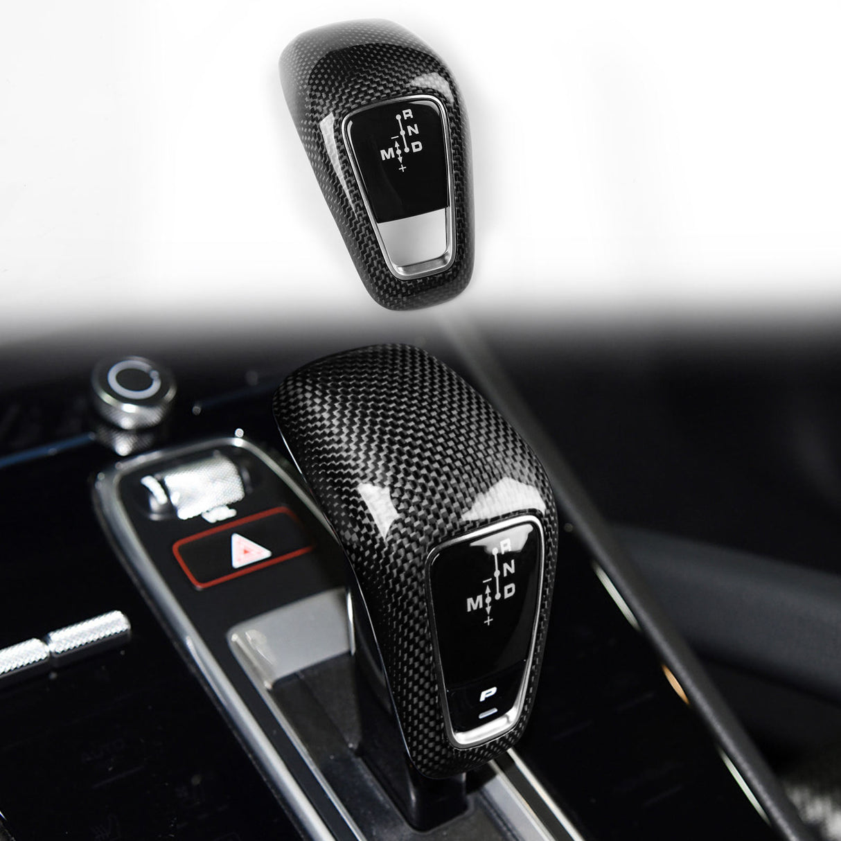 Carbon Fiber Gear Shift Knob For Porsche Cayenne 971 (2018 to 2023)