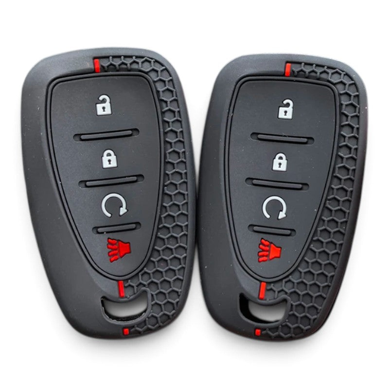 Silicon Chevrolet Key Case – Protective Key Fob Cover For Chevrolet Silverado Camaro Cruze Malibu Tahoe