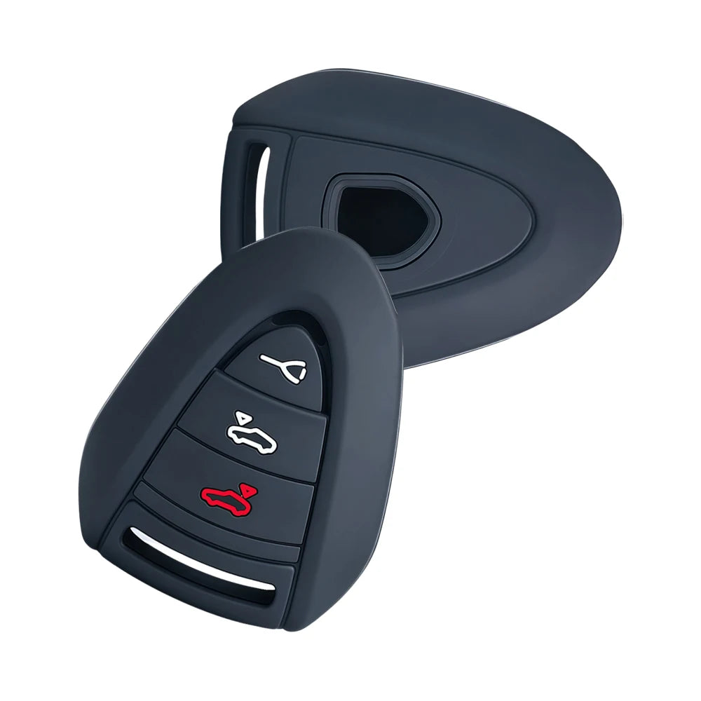 Silicone Porsche Key Case – Protective Key Fob Cover For Porsche Cayenne Panamera Macan 911 Cayman Boxster
