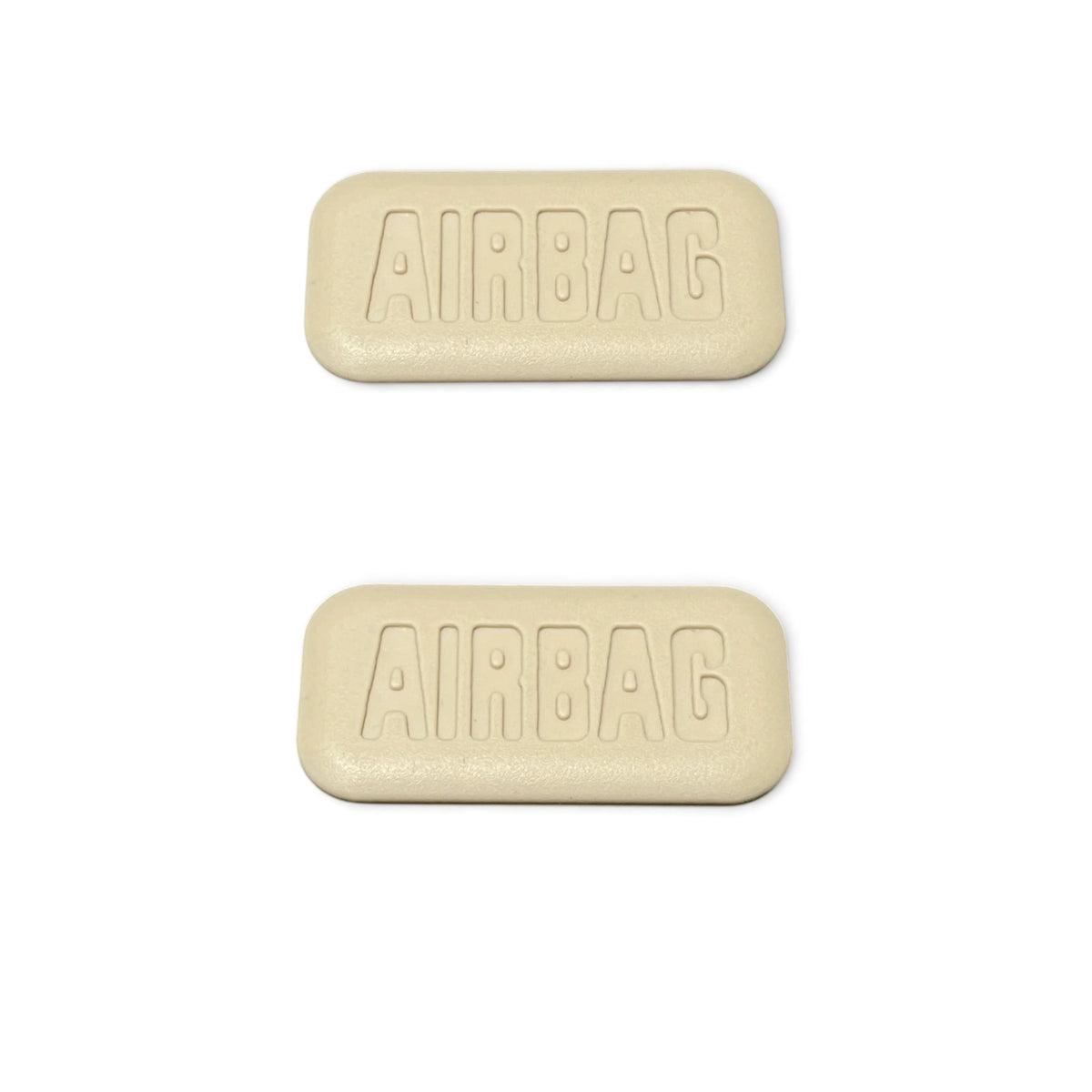 Airbag Emblem Cap On Pillar For BMW 1 2 3 4 5 6 7 X1 X2 X3 X4 X5 X6 Euro Premium Parts Tan x2 - Model B