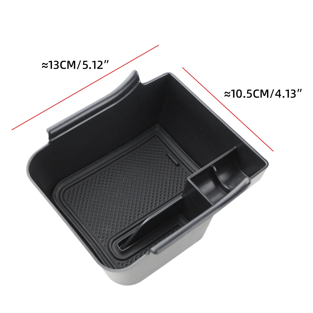 Central Armrest Storage Box For Volkswagen VW Polo MK6 - 2018 to 2023