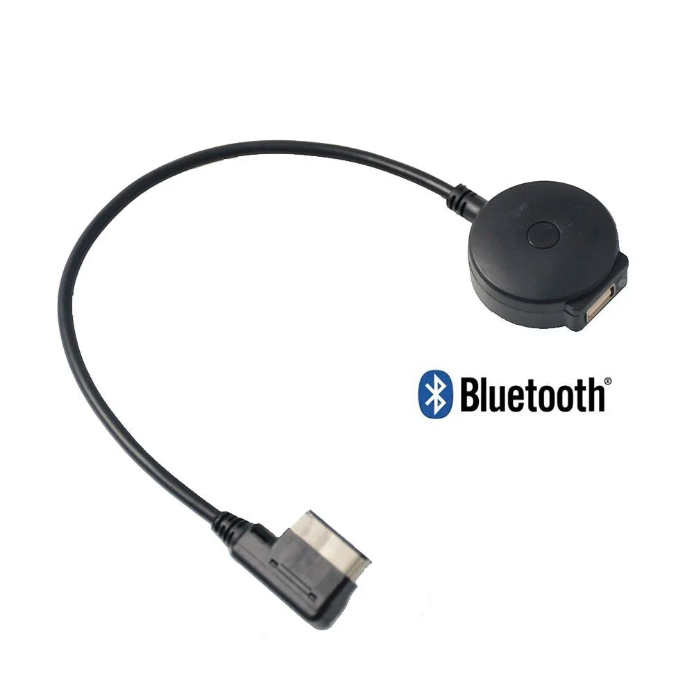 Bluetooth 5.0 Audio Adapter for Mercedes-Benz COMAND APS 2.0 — A-Class W168, C-Class W203, CLK W208 W209, E-Class W211, G-Class W463, ML W163 ML W164, SL R129, SLK R170 Euro Premium Parts With AMI Port (in glovebox)