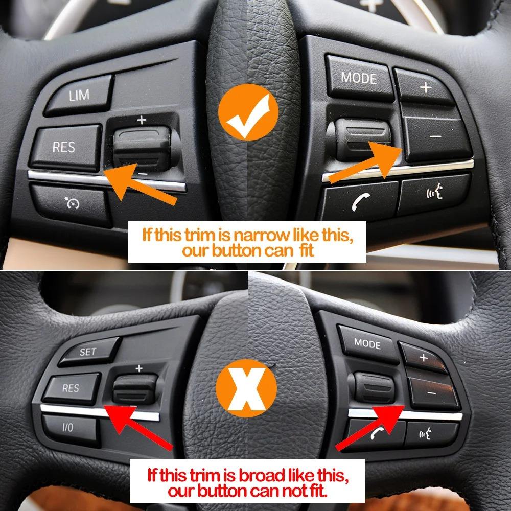 Multifunction Steering Wheel Buttons and Knobs for BMW 1 Series F20/F21