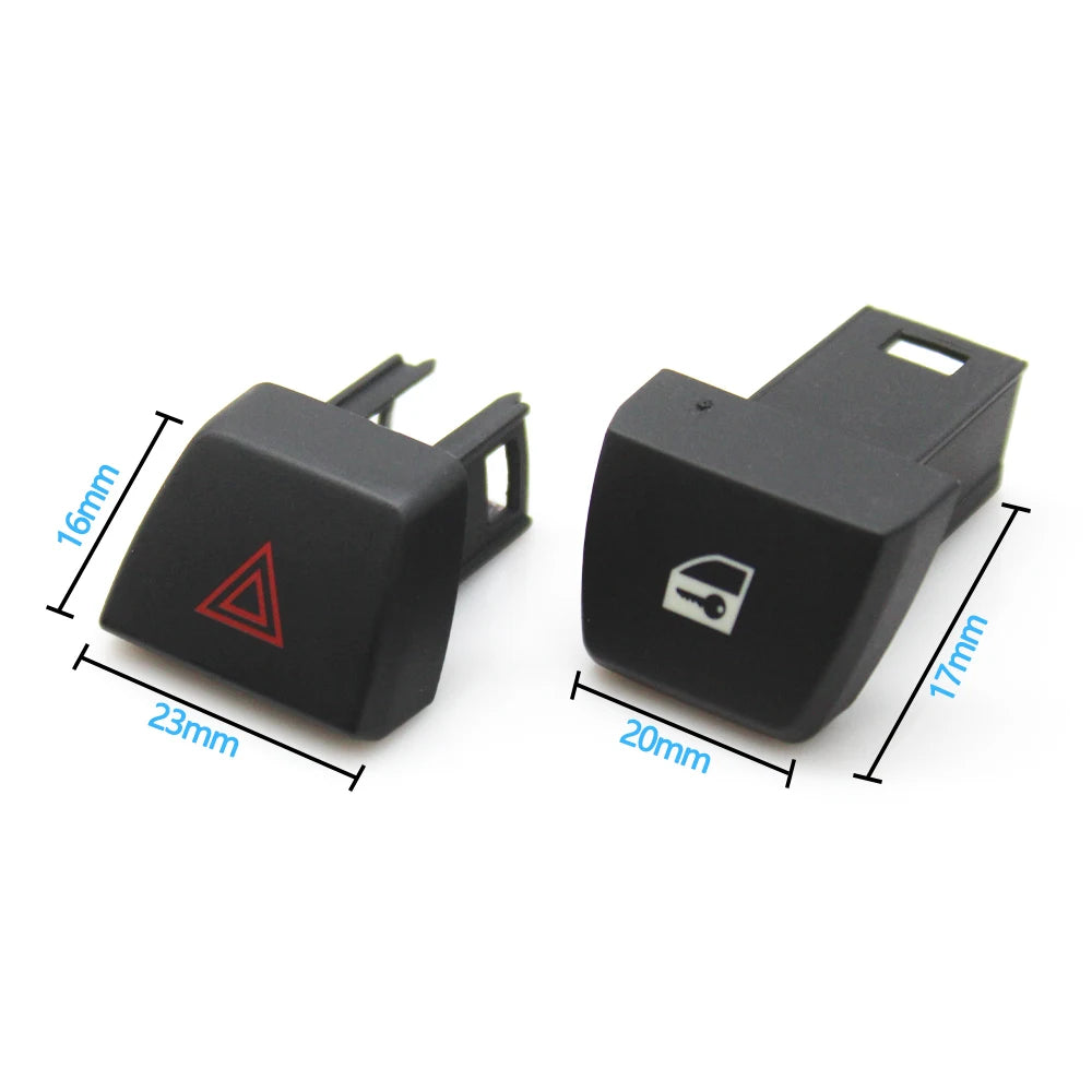 Lock/Unlock & Warning Replacement Buttons For BMW X3 F25 - 2010 to 2017