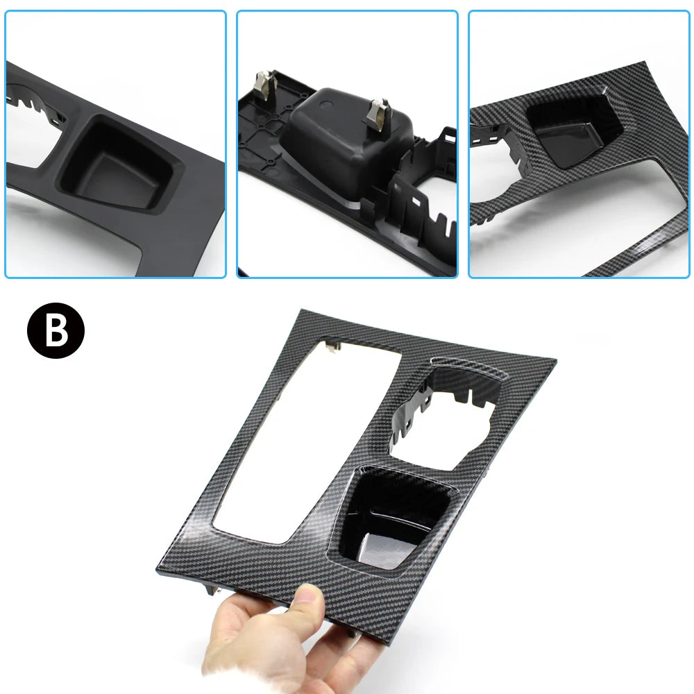 Center Console Shifter Trim Cover For BMW X6 E71 - 2008 to 2014