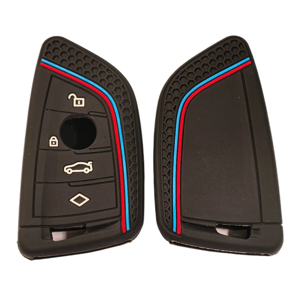 Silicone BMW Key Case & Key Chain – Soft Protective Key Fob Cover