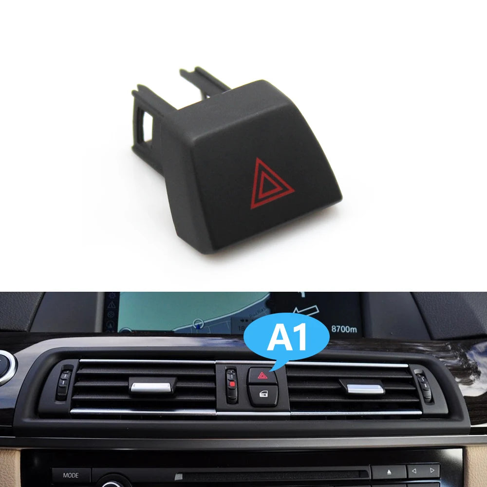 Lock/Unlock & Warning Replacement Buttons For BMW X3 F25 - 2010 to 2017