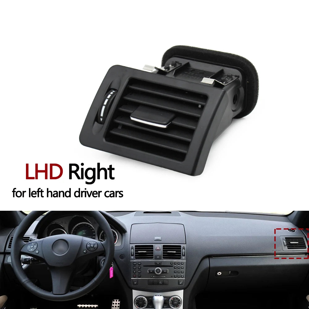 Replacement Air Vents For Mercedes C-Class W204 - 2007 to 2014 Euro Premium Parts Right Air Vent - For Left-Hand Drive Cars