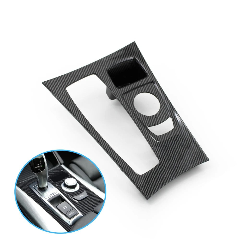 Center Console Shifter Trim Cover For BMW X6 E71 - 2008 to 2014