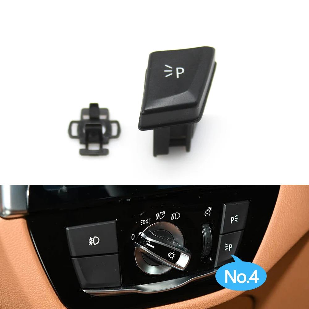 Reparatursatz für Scheinwerfer-Schalterblende passend für BMW 3er E90 E92 - 2006 bis 2012