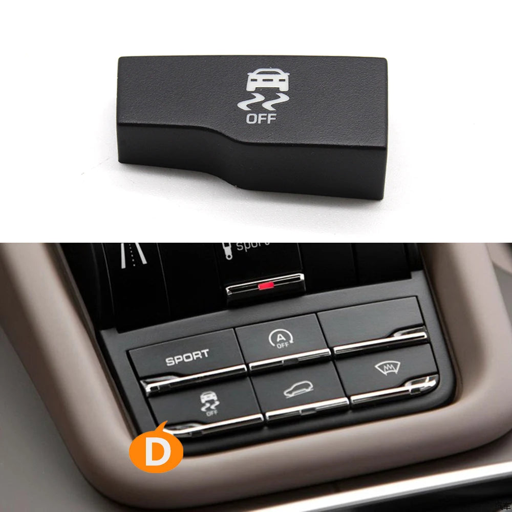 Center Console Replacement Buttons for Porsche Cayenne - 2010 to 2018