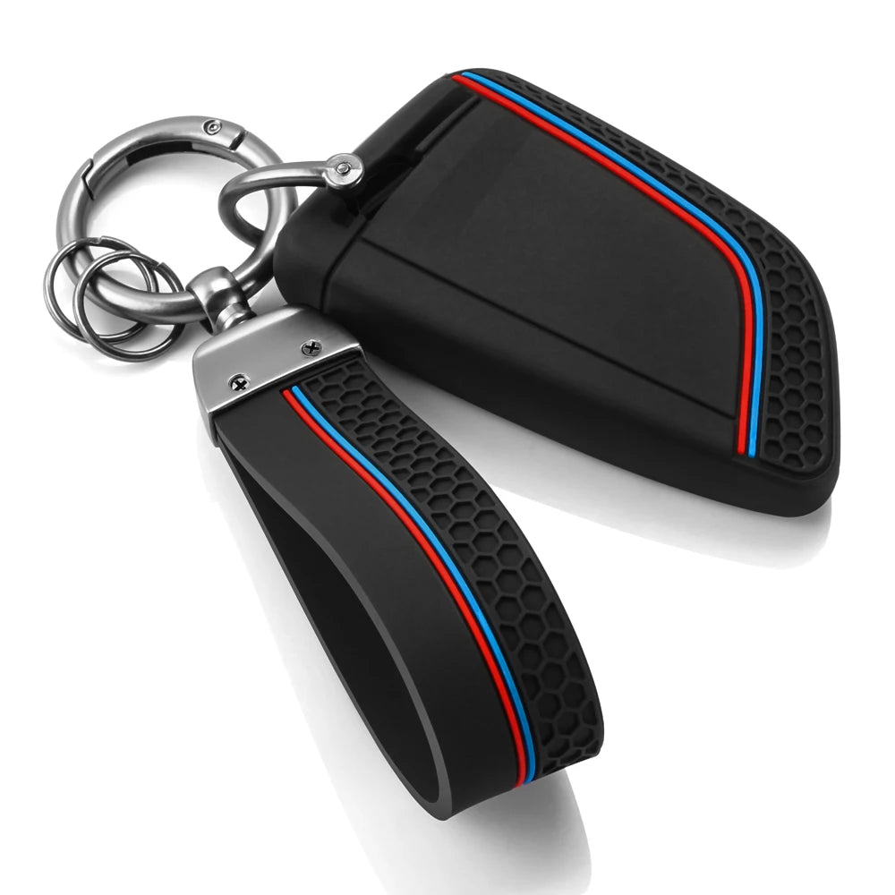 Silicone BMW Key Case & Key Chain – Soft Protective Key Fob Cover