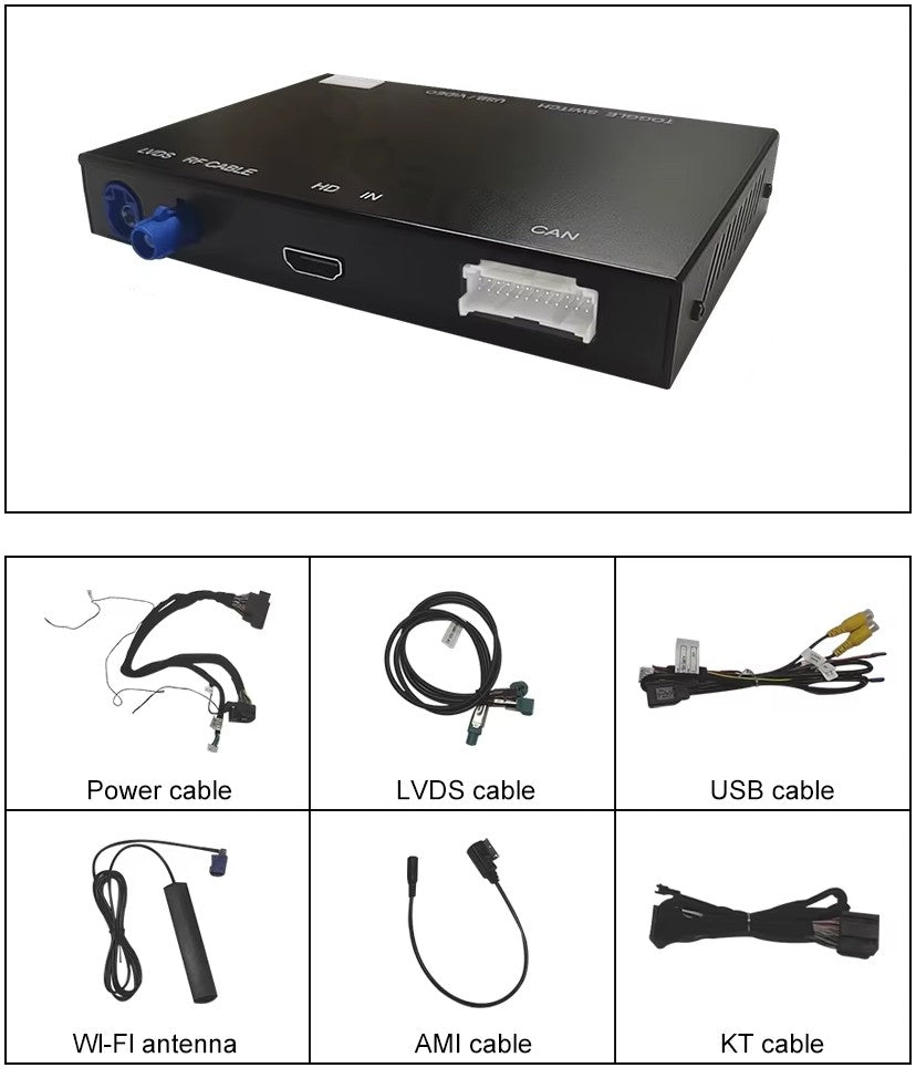 Apple Carplay/Android Auto retrofit kit for Audi Q5 II (2017 to 2024) Euro Premium Parts