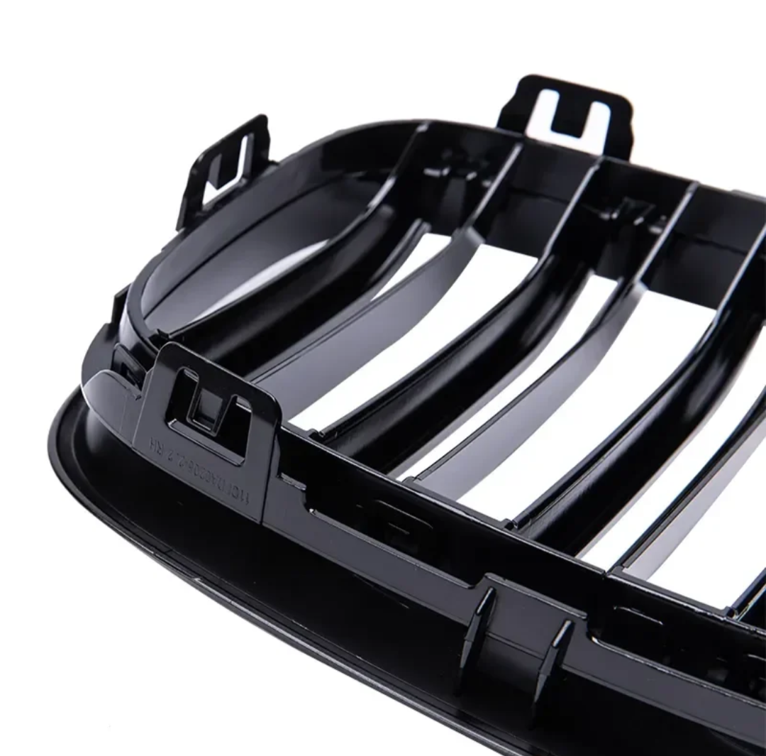 BMW 2 Series F22 black front kidney grilles (2014 to 2022) BMW Euro Premium Parts