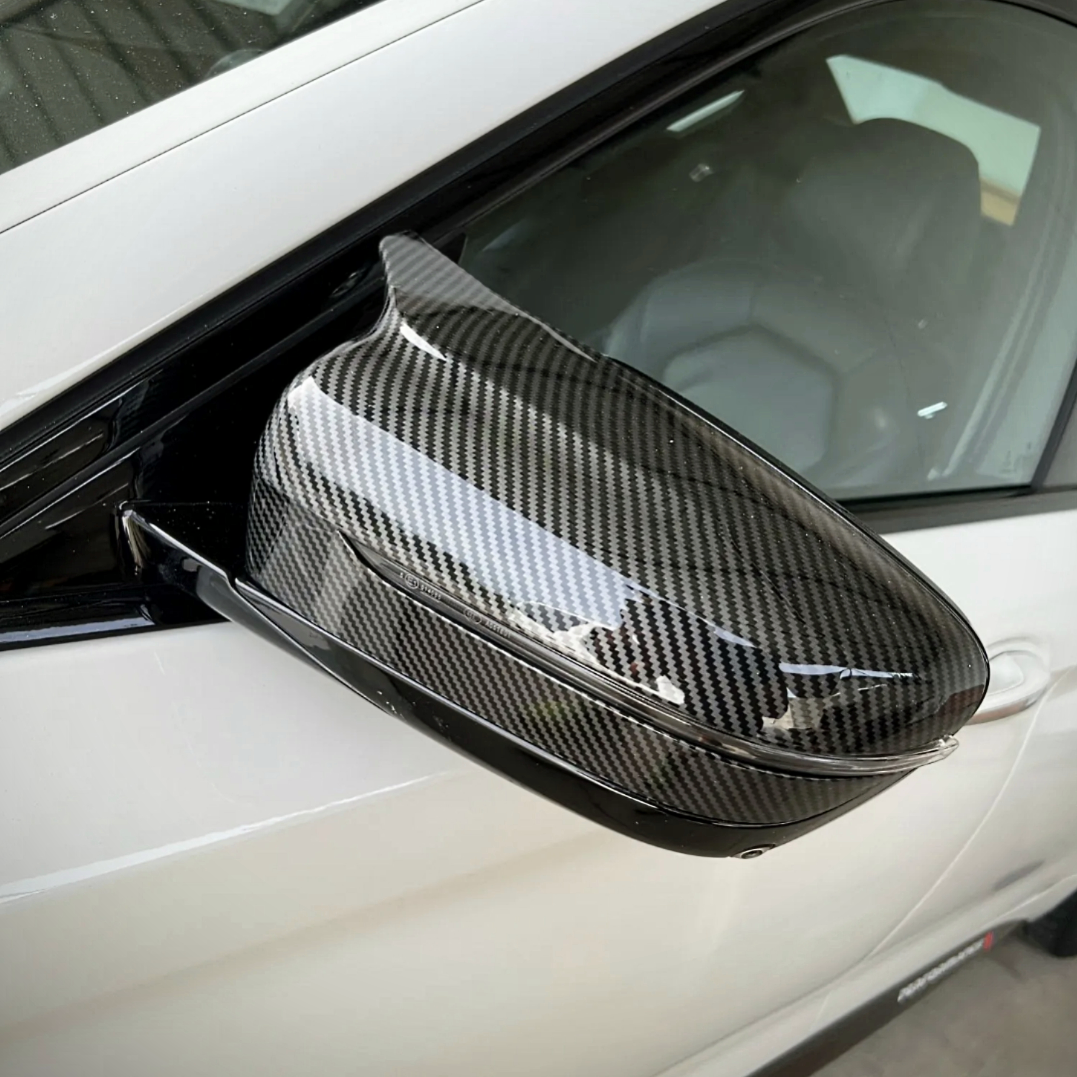 BMW M4 Competition Carbon-look Mirror Caps for BMW 4 Series G22 - 2019 to 2023 BMW Euro Premium Parts