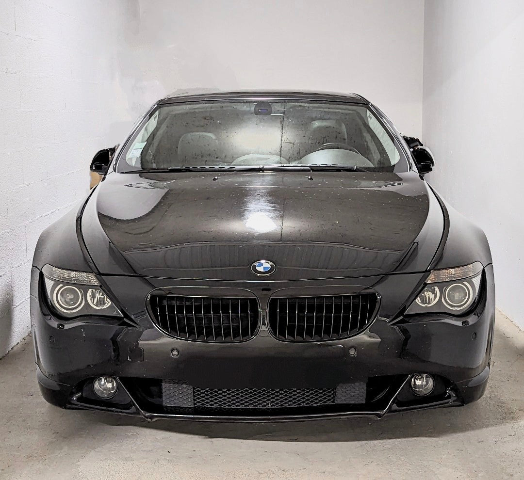 Black Front Grilles for BMW 6 Series E63 E64 (2003 to 2010) BMW Euro Premium Parts Single slat