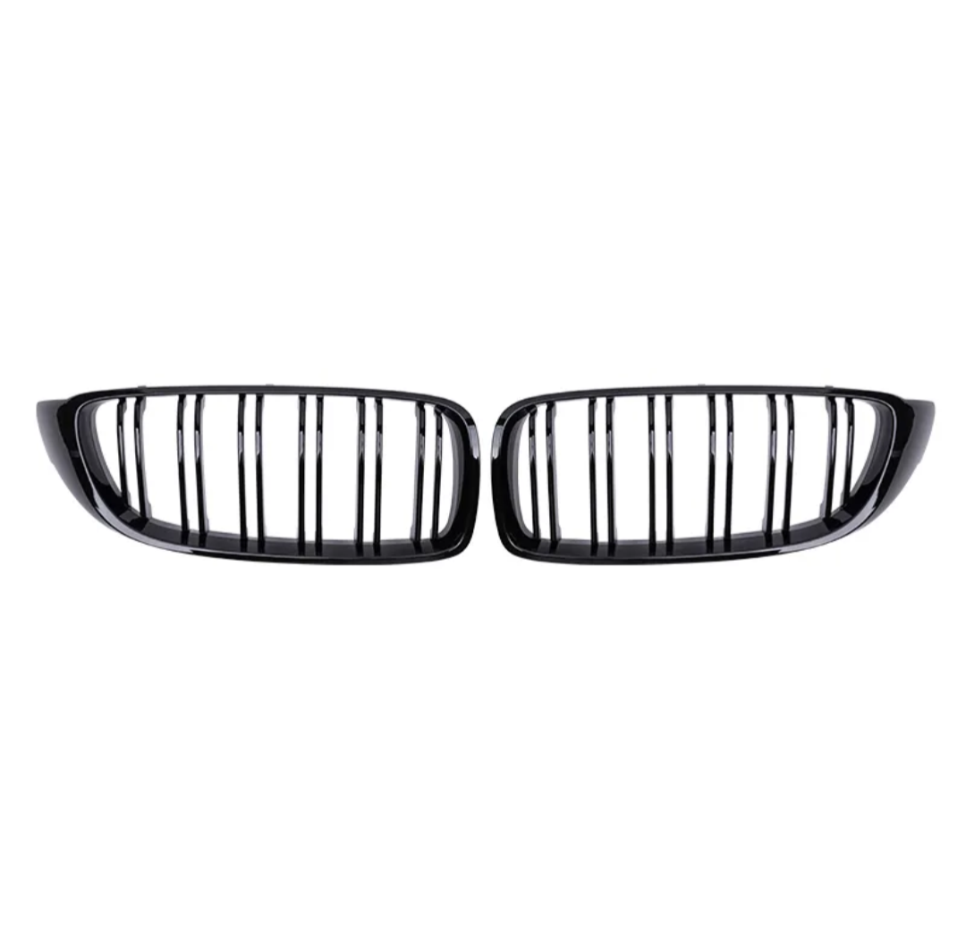 Black Kidney Grilles for BMW 4 Series F32 (2013 to 2020) BMW Euro Premium Parts
