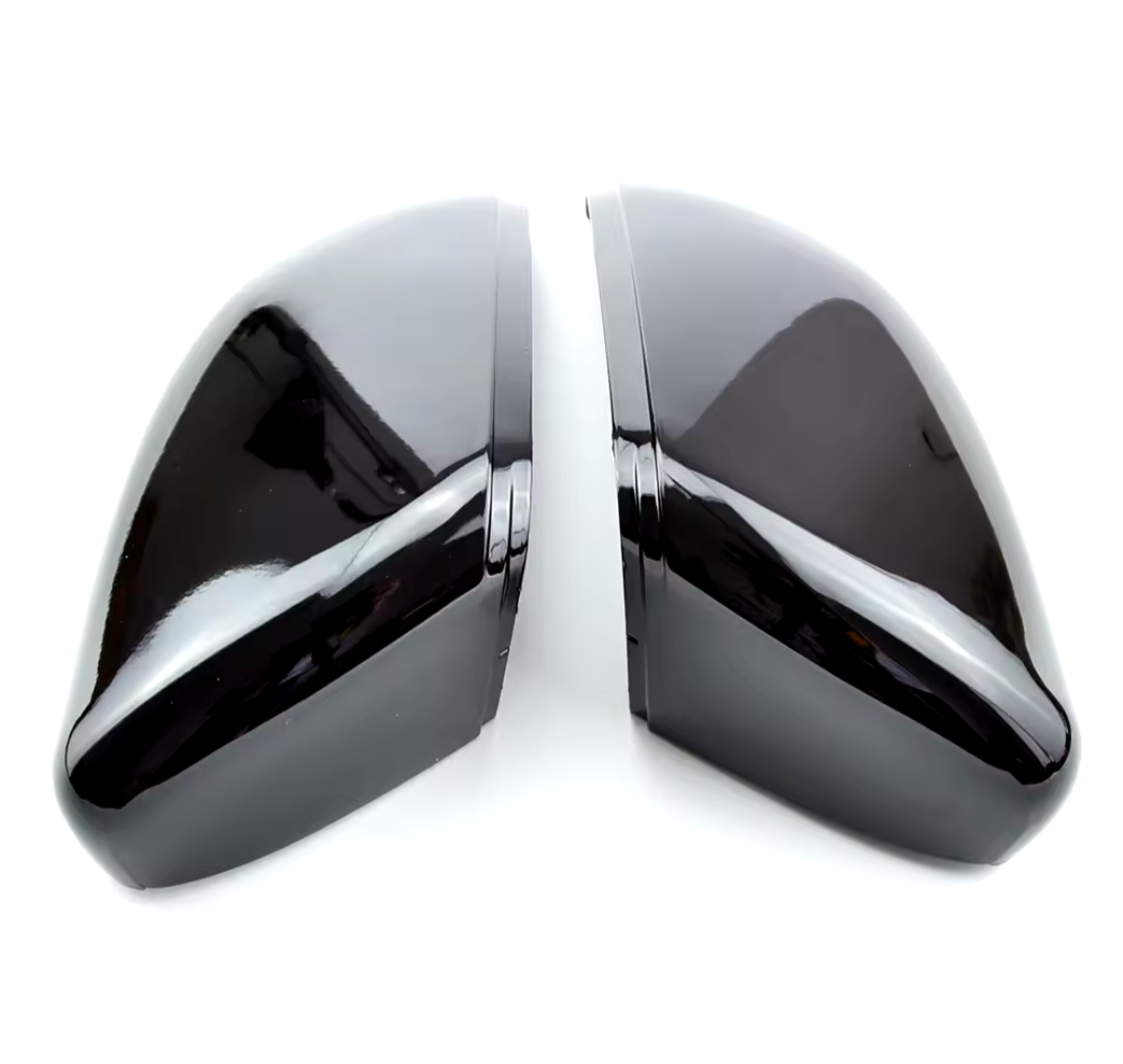 Black Performance Mirror Caps For VW Golf Mk6 (2018-2014) Euro Premium Parts