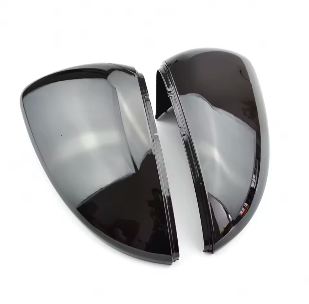 Black Performance Mirror Caps For VW Golf Mk7 (2012-2020) Euro Premium Parts