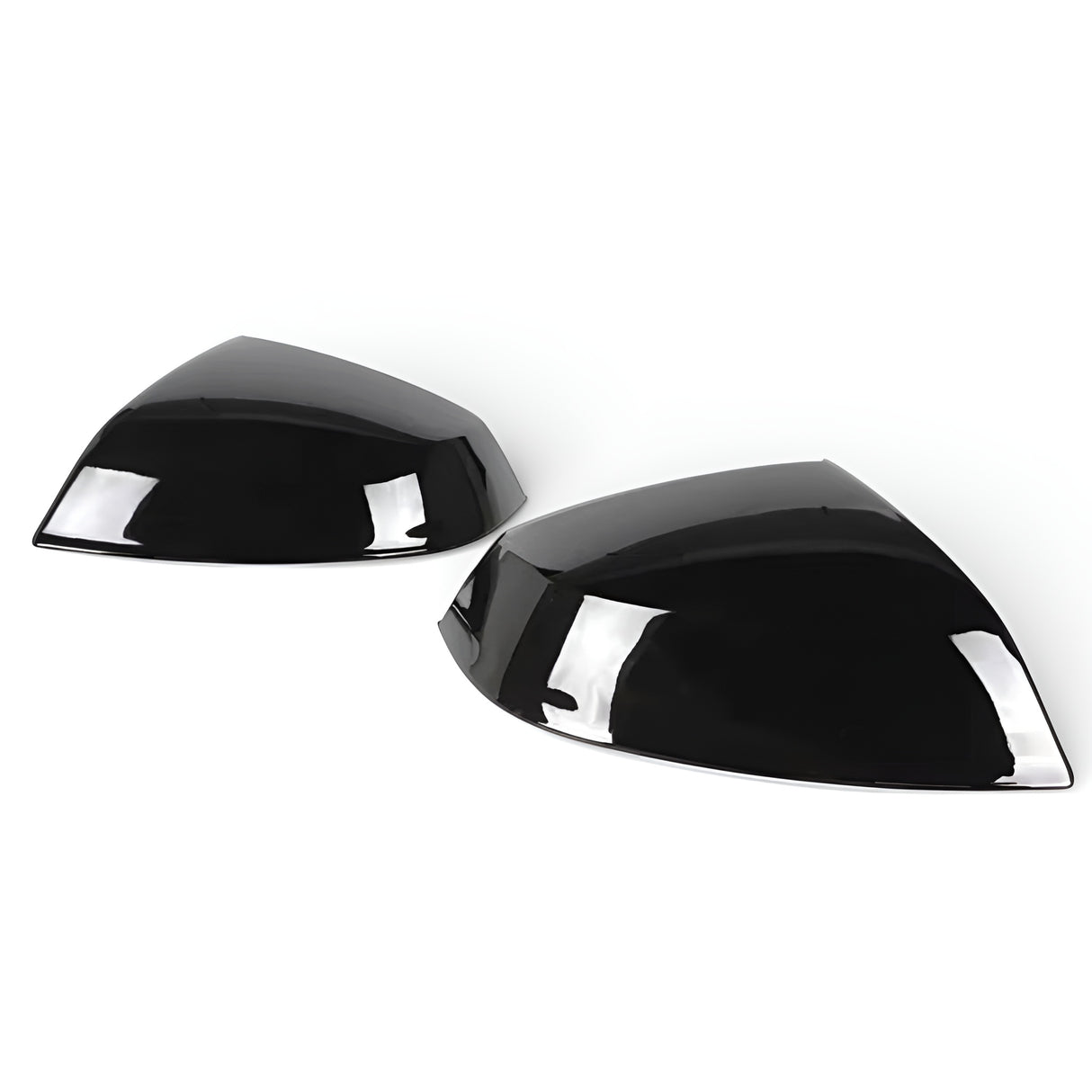 Glossy black mirror caps for Audi Q7 II (2016 to 2024) Audi Euro Premium Parts
