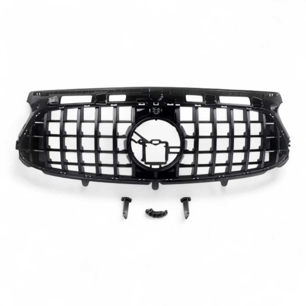 Black Front Panamericana Look Grille for Mercedes GLA H247 (2020 to 2026) Mercedes > Grilles Euro Premium Parts