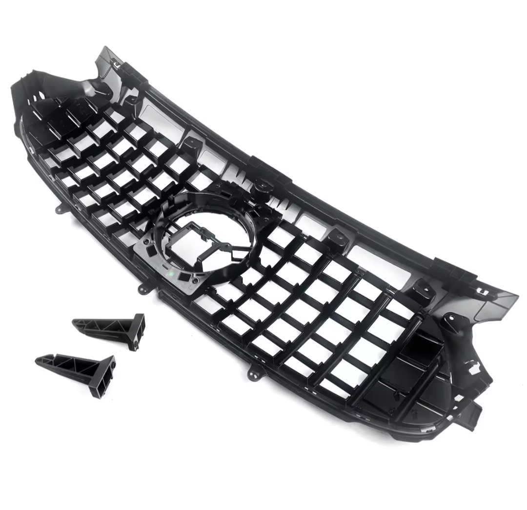 Black Front Panamericana Look Grille for Mercedes GLA H247 (2020 to 2026) Mercedes > Grilles Euro Premium Parts