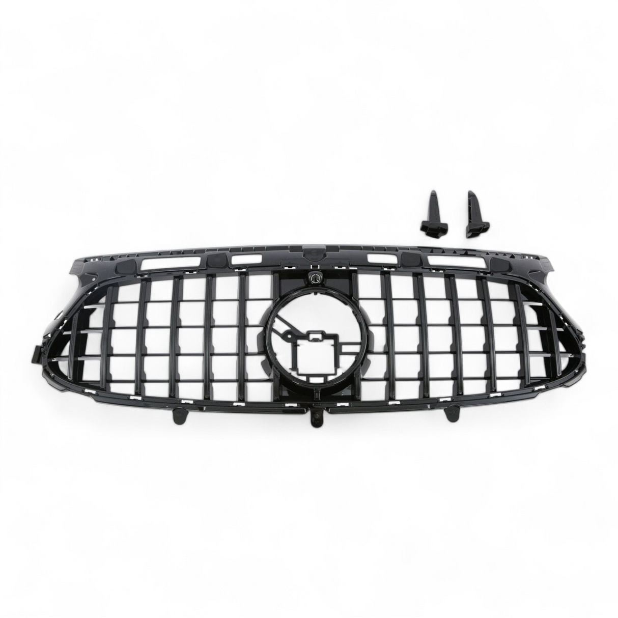 Black Front Panamericana Look Grille for Mercedes GLA H247 (2020 to 2026) Mercedes > Grilles Euro Premium Parts Black With AMG Package Pre-Facelift ('20 to '22)