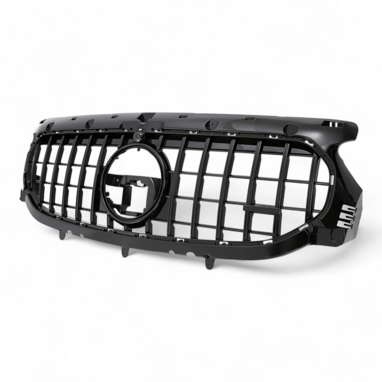 Black Front Panamericana Look Grille for Mercedes GLA H247 (2020 to 2026) Mercedes > Grilles Euro Premium Parts Black Without AMG Package Pre-Facelift ('20 to '22)