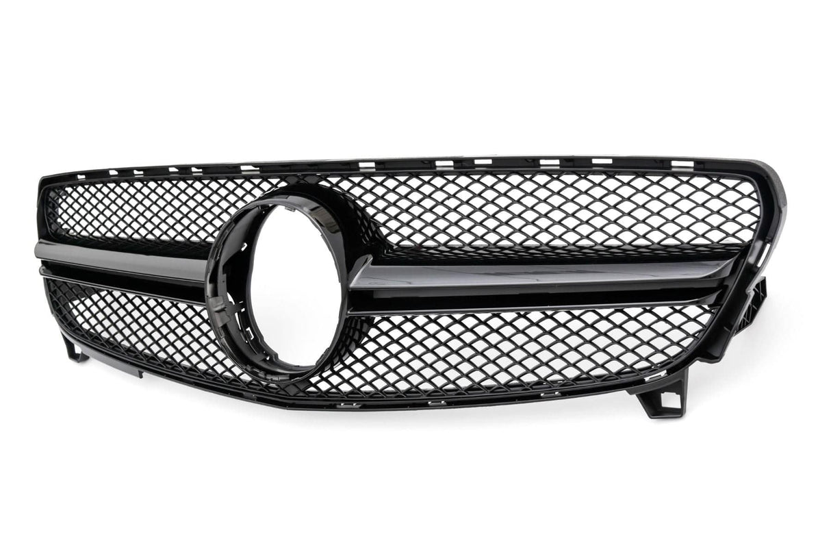 Black Front AMG-Look Grille for Mercedes A-Class W176 (2012 to 2018) Mercedes > Grilles Euro Premium Parts Black Facelift (2019-2022)