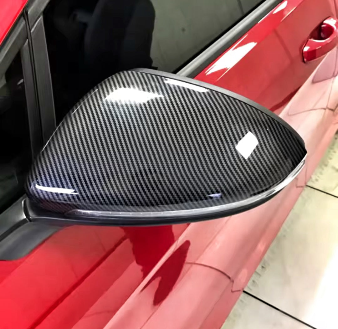 Carbon fiber mirror caps for Volkswagen Golf Mk7 (2012-2020) Euro Premium Parts