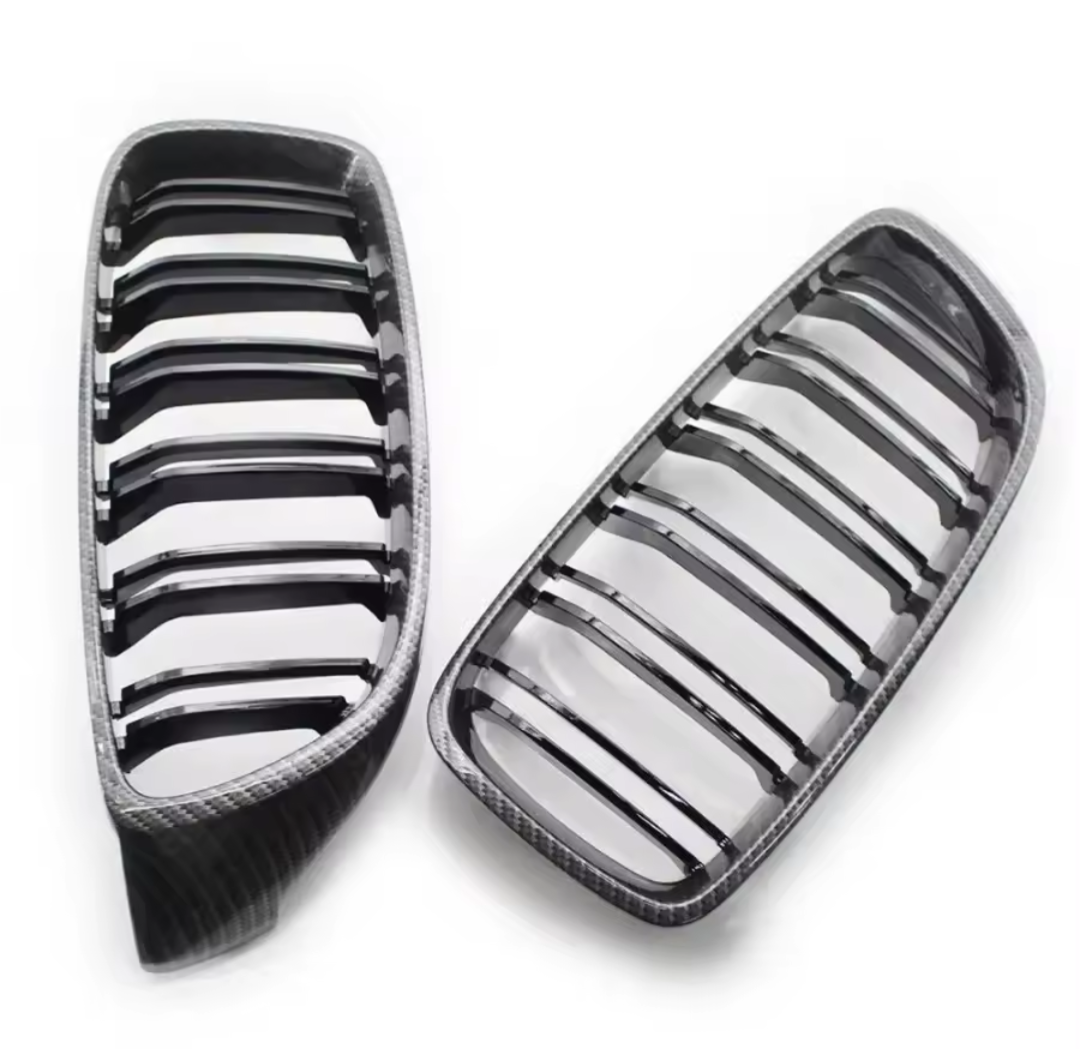Carbon look kidney grilles for BMW 4 Series F32 (2013 to 2020) BMW Euro Premium Parts