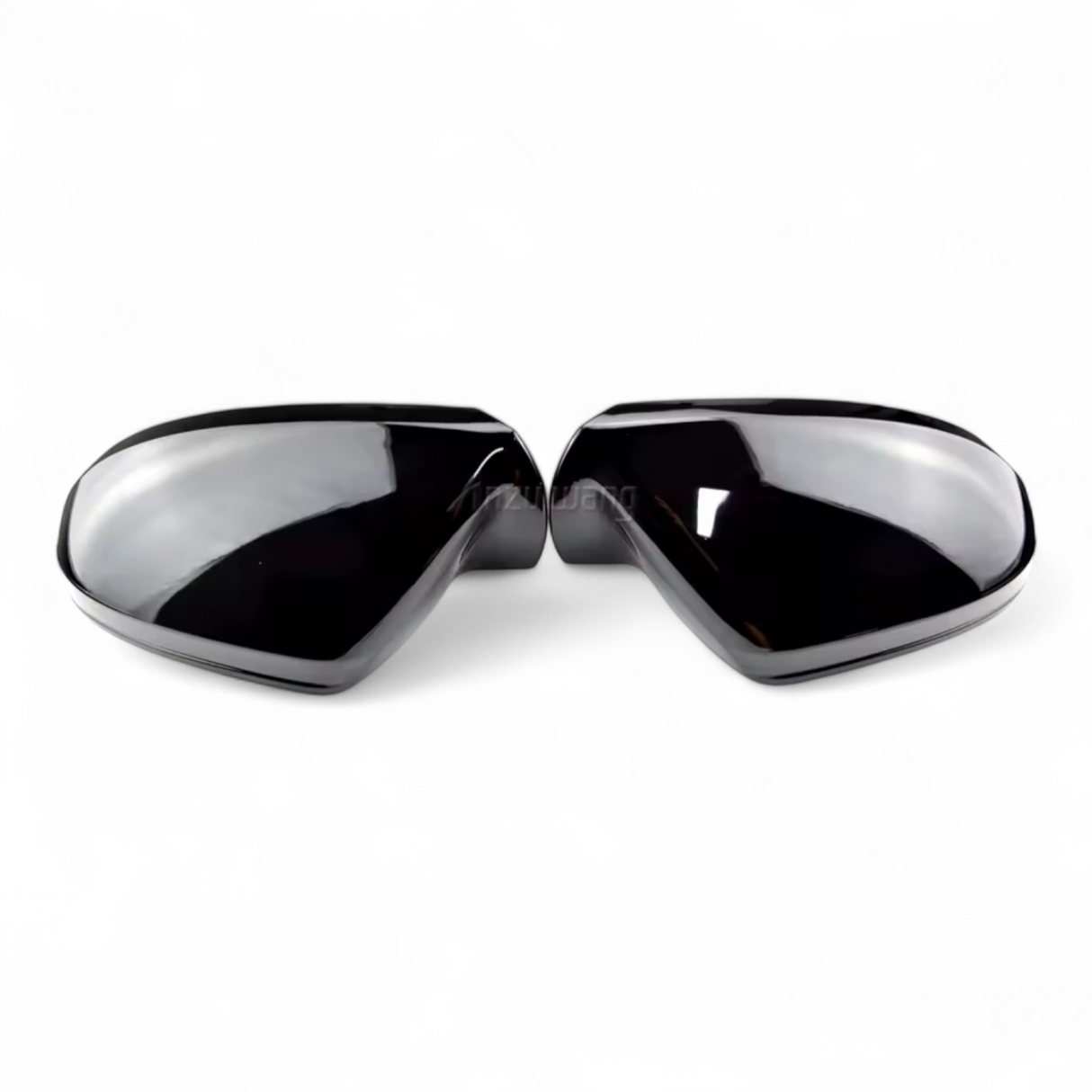 Glossy black mirror caps for Audi A6 S6 C7 (2011 to 2018)