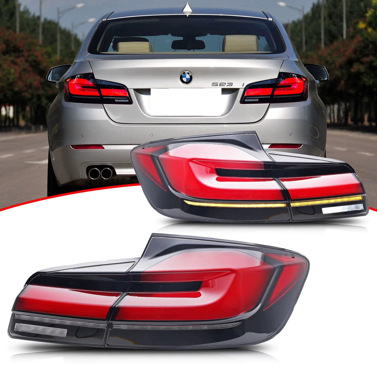OLED Tail Lights For BMW 5 Series M5 F10 - 2010 to 2017