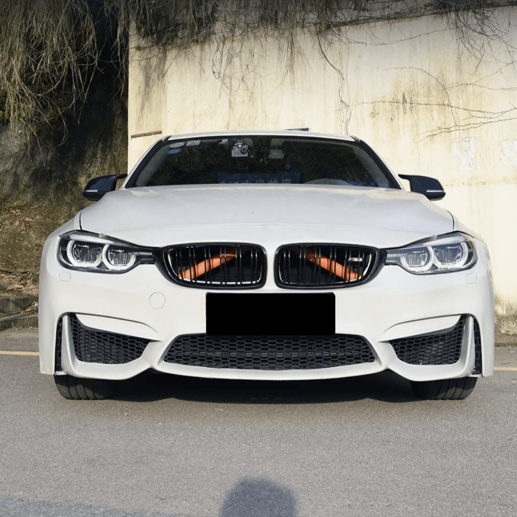 V-Brace Trim Vinyl Covers Front Grille Blue Red Yellow Green White Orange for BMW F, E and G-Series 2 / 3 / 4 / 5 / 6 / 7 F22 F30 F32 G20 G30 F10 F13 F01 BMW Euro Premium Parts