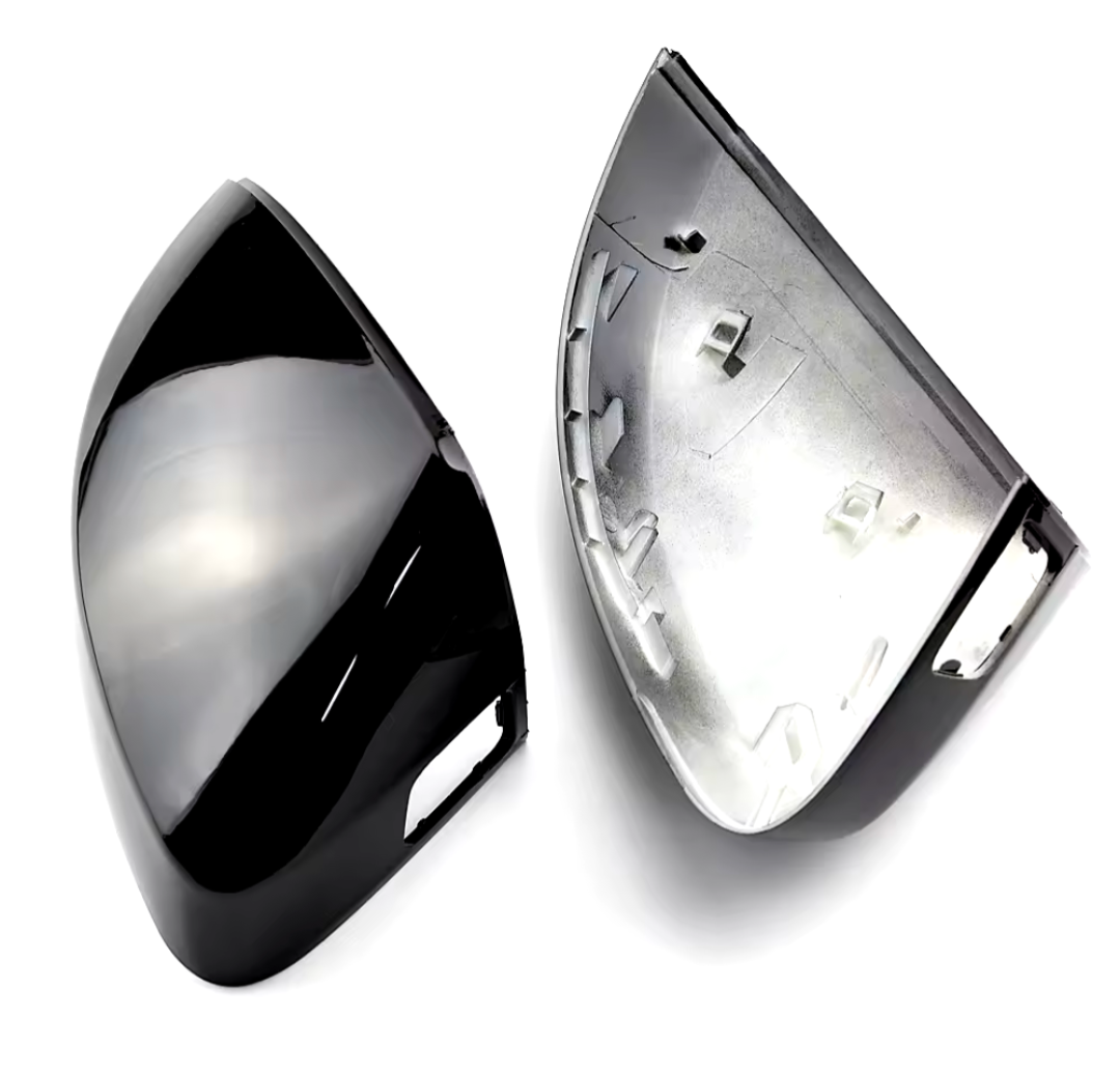 Glossy black mirror caps for Audi A3, S3 and RS3 8V (2012 to 2020) Audi Euro Premium Parts