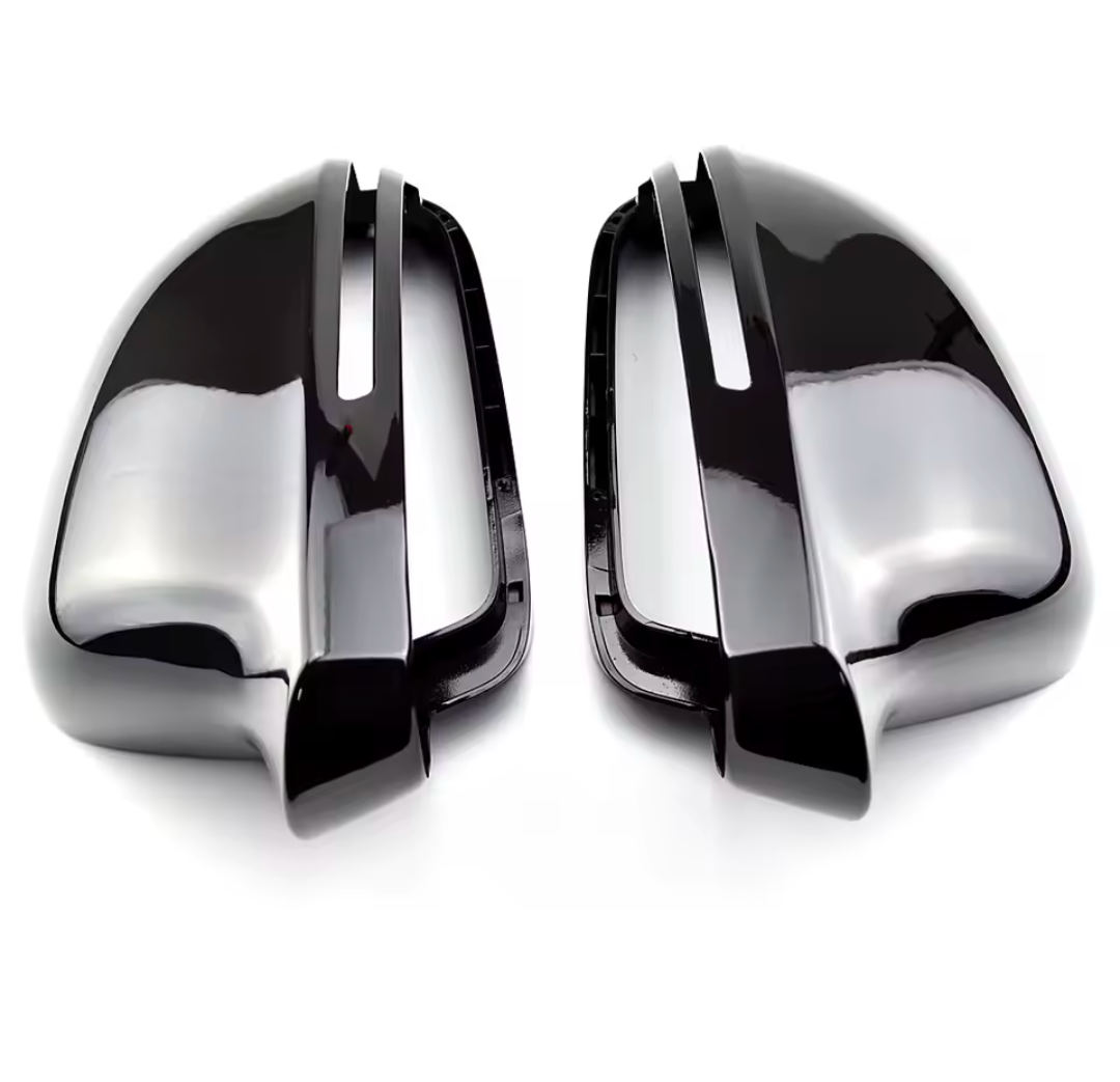 Glossy black mirror caps for Audi A4 B8 and B8.5 (2007 to 2016) Audi Euro Premium Parts