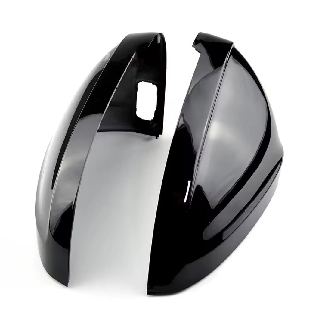 Glossy Black Mirror Caps for Audi A4 - S4 - RS4 B9 (2016 to 2023) Audi Euro Premium Parts