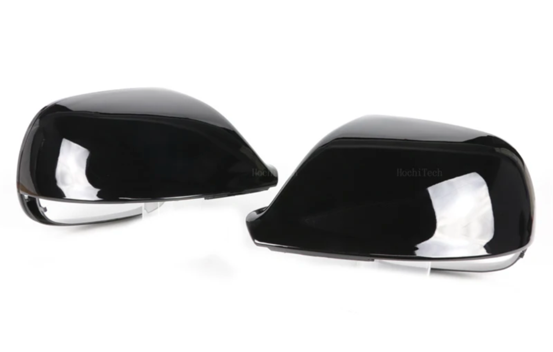Glossy black mirror caps for Audi Q5 (2008 to 2017) Audi Euro Premium Parts