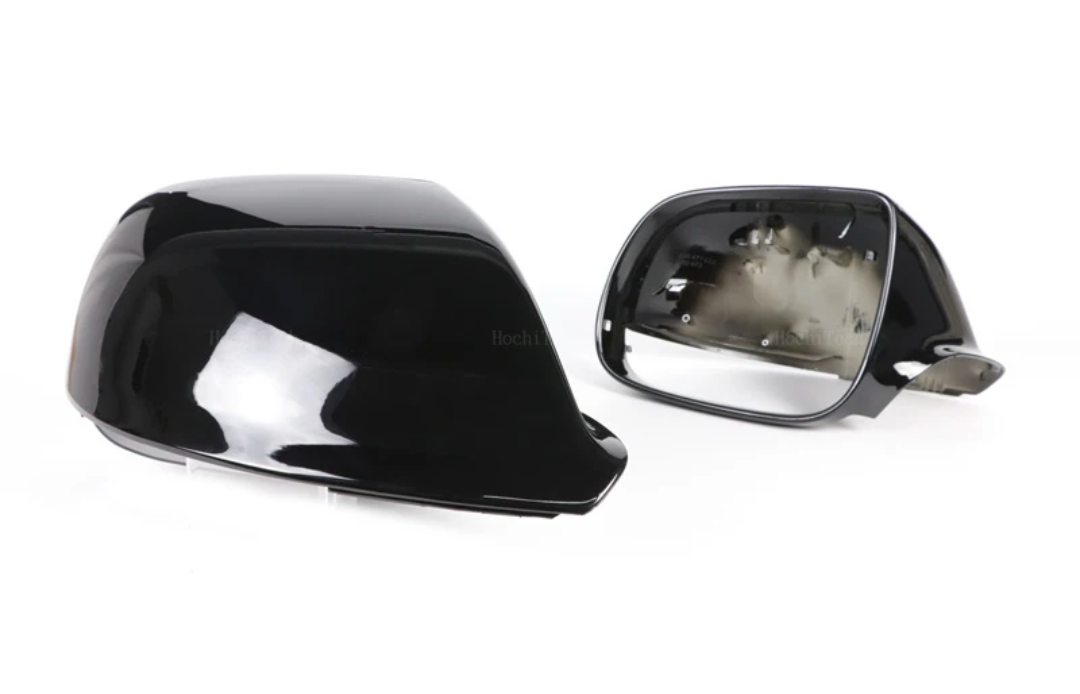 Glossy black mirror caps for Audi Q5 SQ5 Mk1 (2008 to 2017) Audi Euro Premium Parts