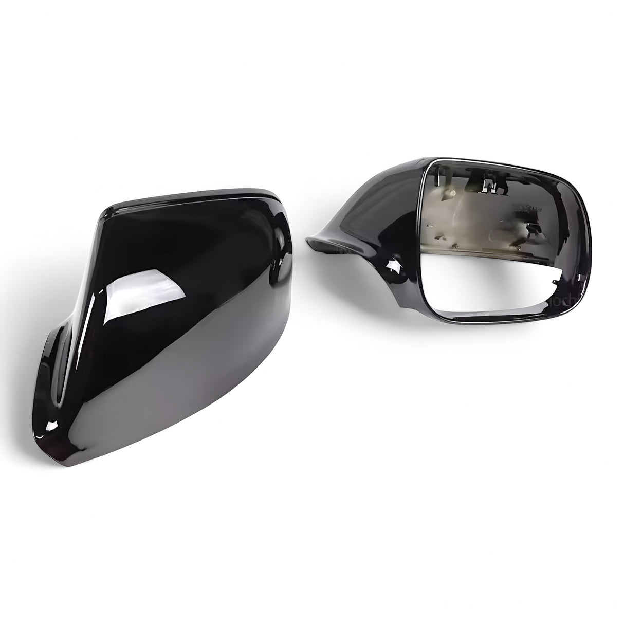 Glossy black mirror caps for Audi Q7 (2010 to 2015) Audi Euro Premium Parts