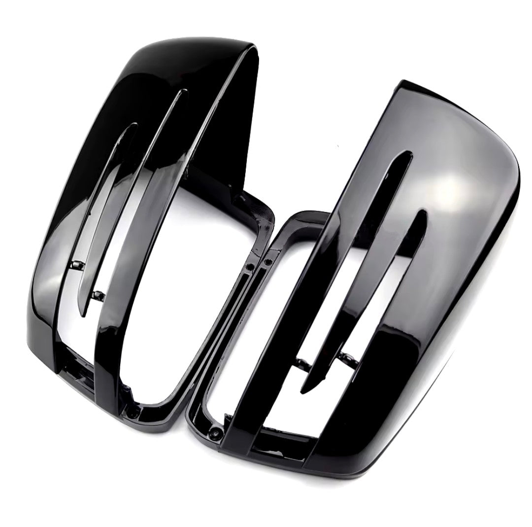 Glossy black mirror caps for Mercedes E-Class W212 (2010 to 2015) Mercedes-Benz Euro Premium Parts