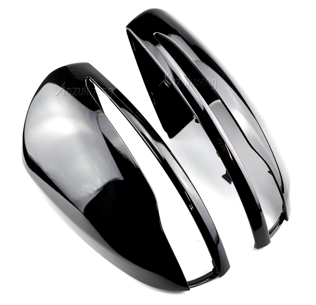 Glossy black side mirror caps for Mercedes GLC X253 (2015 to 2022) Mercedes-Benz Euro Premium Parts