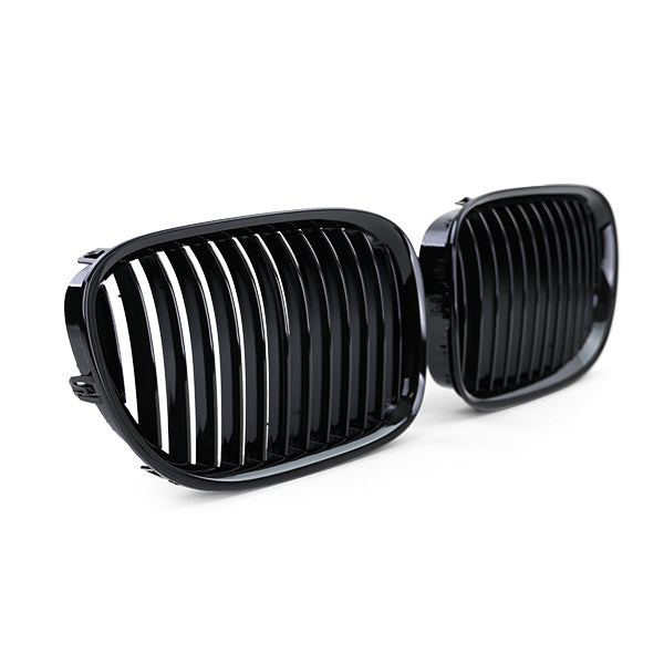 BMW 7 Series F01 F02 Glossy Black Front Grilles (2009 to 2015)