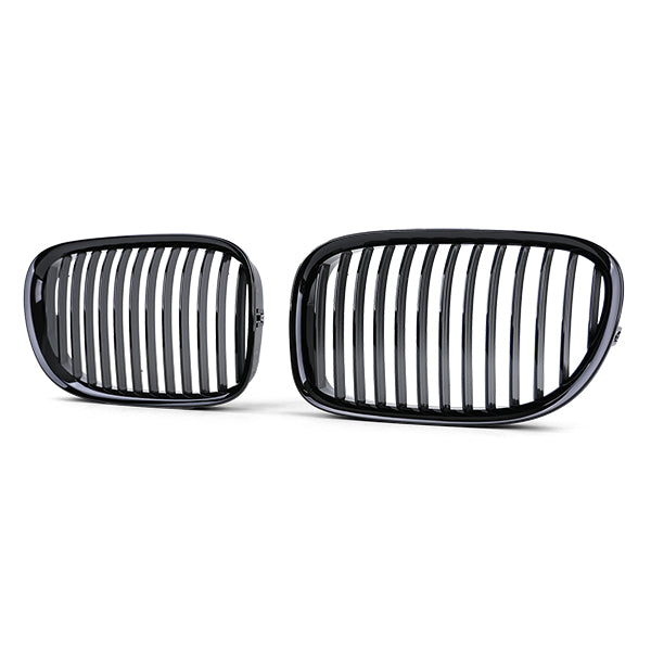 BMW 7 Series F01 F02 Glossy Black Front Grilles (2009 to 2015)