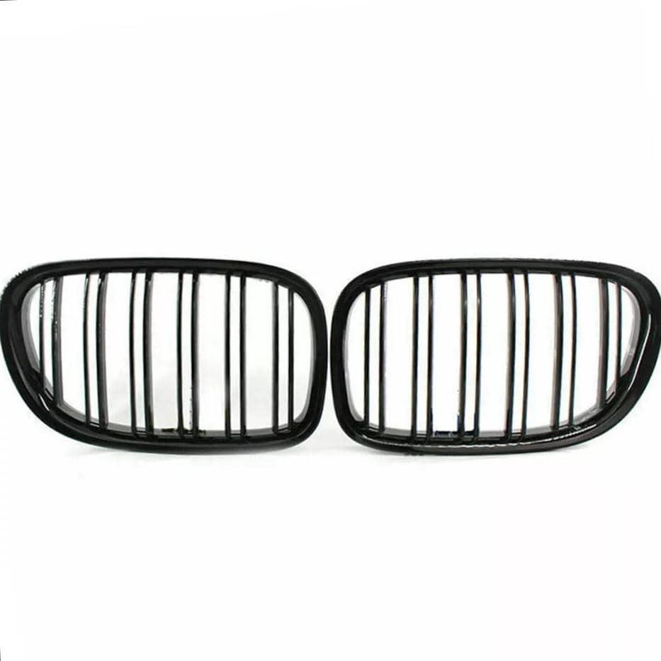 BMW 7 Series F01 F02 Glossy Black Front Grilles (2009 to 2015)