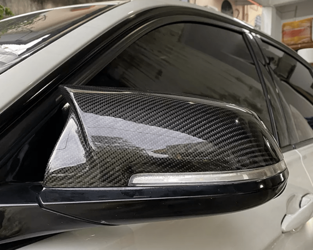 M2 Competition-look Carbon Fiber Mirror Caps for BMW 2 Series F22 (2013 to 2021) BMW Euro Premium Parts
