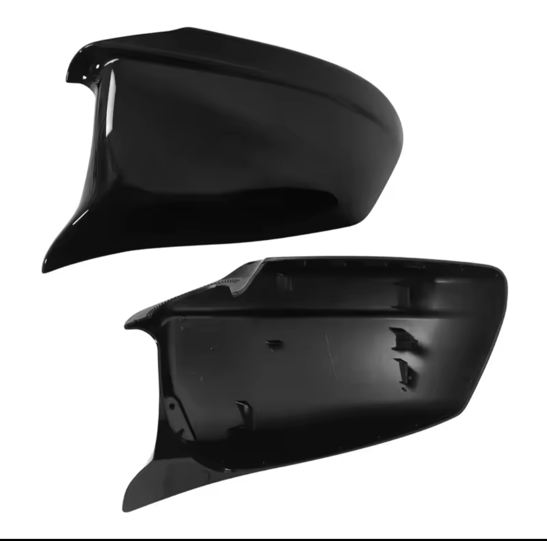 M5 Competition-look Glossy Black Mirror Caps for BMW 5 Series F10 (2010 to 2018) BMW Euro Premium Parts