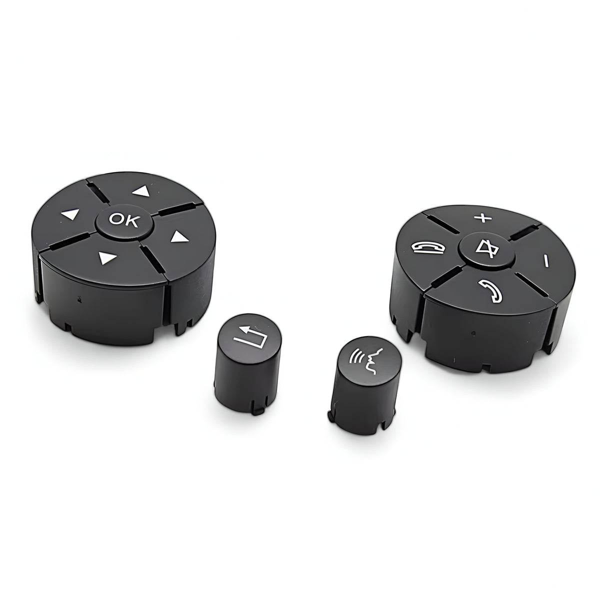 Mercedes-Benz C-Class W204/CLC Multifunction steering wheel buttons replacement (2007 - 2014) Mercedes-Benz Euro Premium Parts Pre-facelift ('07 to '10) Black